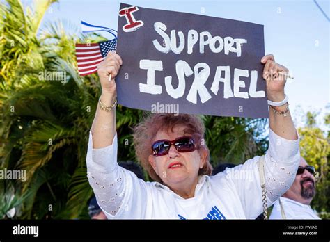 Israel Solidarity Rally held at Holocaust Museum in Miami Beach